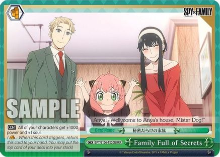 Image of Family Full of Secrets (RRR) (SPY/S106-TE20R RRR) - SPY x FAMILY