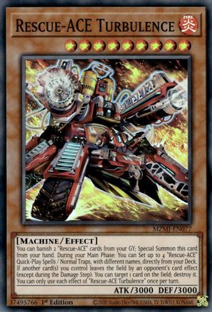 Image of Rescue-ACE Turbulence (MZMI-EN077) - Maze of Millennia 1st Edition