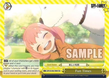 Image of Fun Times (SPY/S106-TE09 TD) - SPY x FAMILY