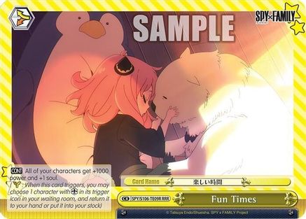 Image of Fun Times (RRR) (SPY/S106-TE09R RRR) - SPY x FAMILY