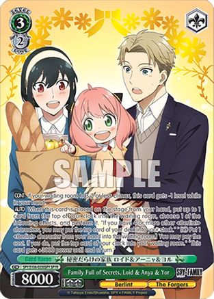 Image of Family Full of Secrets, Loid & Anya & Yor (SPYR) (SPY/S106-E030SPY SPYR) - SPY x FAMILY