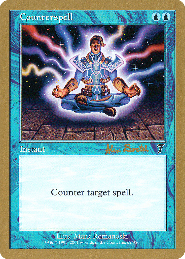 Image of Counterspell - 2001 Alex Borteh (7ED) (WCD-) - World Championship Decks 2001
