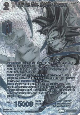 Image of SSG Son Goku, Rapidfire Response (2023 Offline Regionals Silver Print) (BT20-003) - Promotion Cards Foil