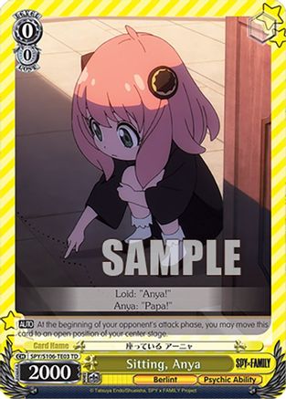 Image of Sitting, Anya (SPY/S106-TE03 TD) - SPY x FAMILY