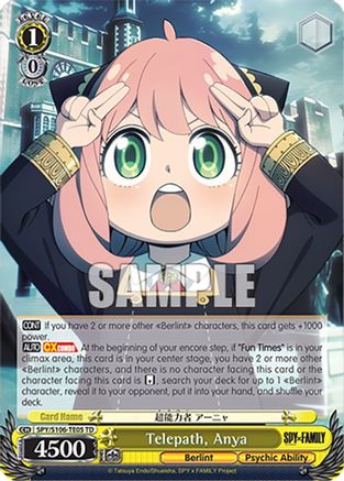 Image of Telepath, Anya (SPY/S106-TE05 TD) - SPY x FAMILY