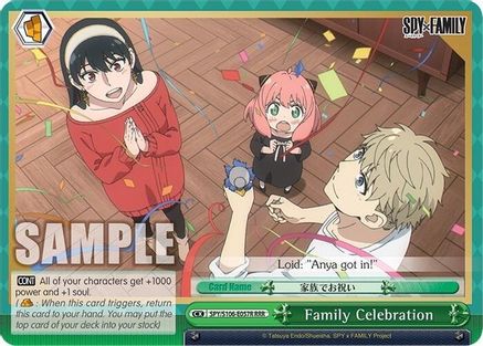 Image of Family Celebration (RRR) (SPY/S106-E057R RRR) - SPY x FAMILY