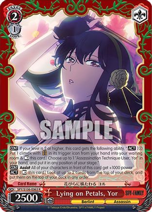 Image of Lying on Petals, Yor (SPY/S106-E063 R) - SPY x FAMILY