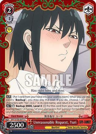 Image of Unreasonable Request, Yuri (SPY/S106-E071 C) - SPY x FAMILY