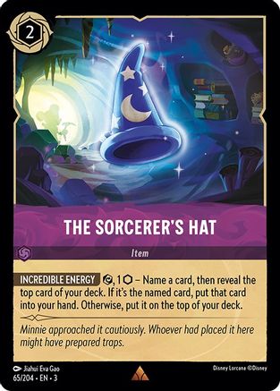 Image of The Sorcerer's Hat (65/204) - Into the Inklands Cold Foil