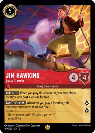 Image of Jim Hawkins - Space Traveler (109/204) - Into the Inklands Cold Foil