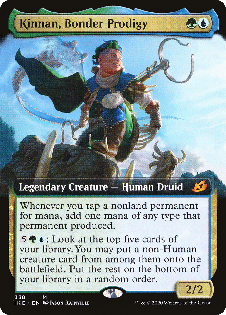 Image of Kinnan, Bonder Prodigy (Extended Art) (IKO-338) - Ikoria: Lair of Behemoths: (Extended Art) Foil