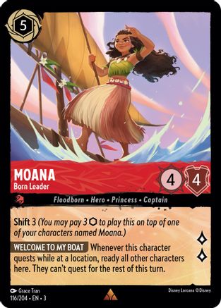 Image of Moana - Born Leader (116/204) - Into the Inklands