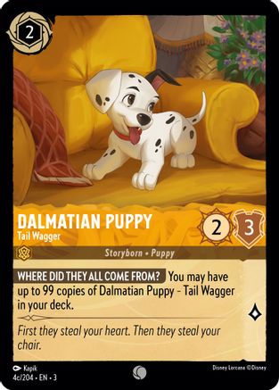 Image of Dalmatian Puppy - Tail Wagger (4c/204) (4c/204) - Into the Inklands
