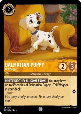Image of Dalmatian Puppy - Tail Wagger (4d/204) (4d/204) - Into the Inklands