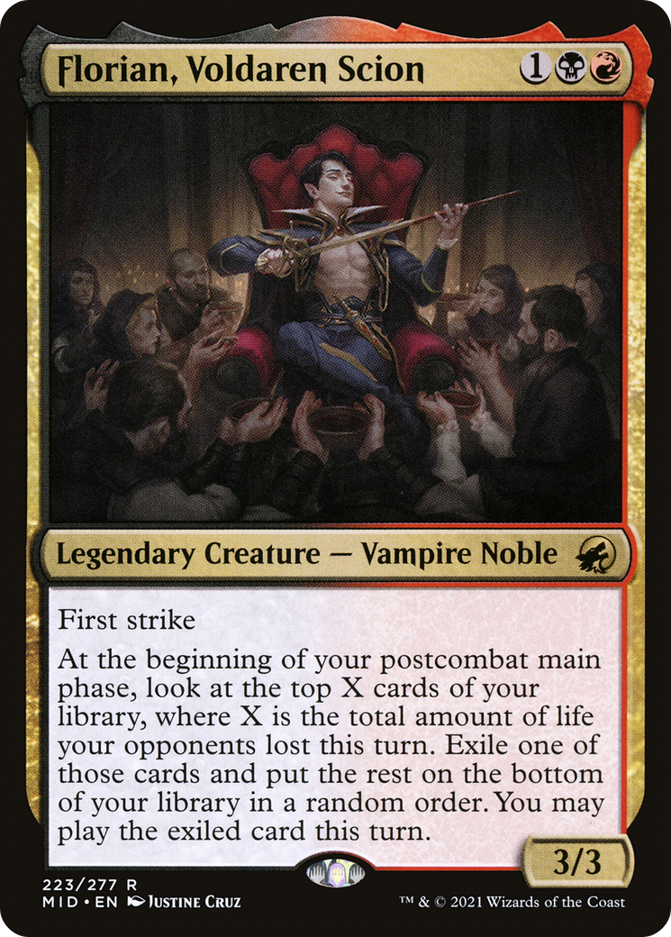 Image of Florian, Voldaren Scion (MID-223) - Innistrad: Midnight Hunt