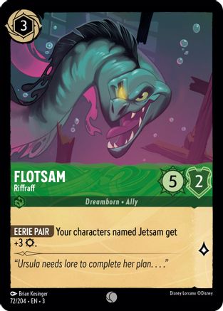 Image of Flotsam - Riffraff (72/204) - Into the Inklands Cold Foil