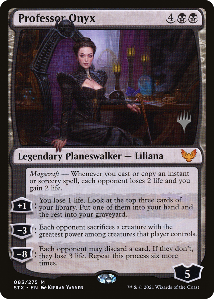 Image of Professor Onyx (PPSTX-083) - Strixhaven: School of Mages Promos