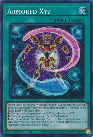 Image of Armored Xyz (CR) (MZMI-EN025) - Maze of Millennia 1st Edition