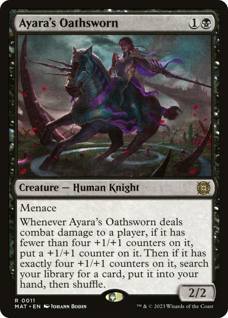 Image of Ayara's Oathsworn (MAT-011) - March of the Machine: The Aftermath