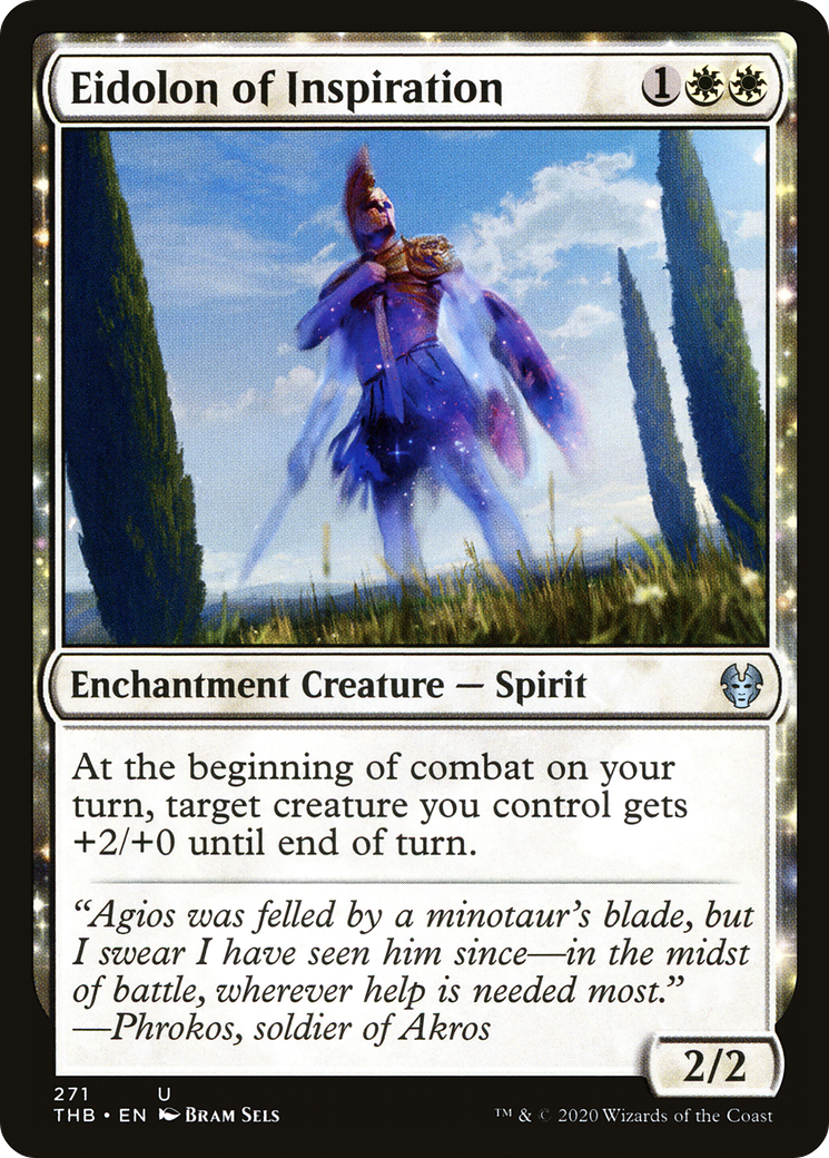 Image of Eidolon of Inspiration (THB-271) - Theros Beyond Death: (enchantment)
