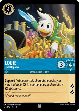 Image of Louie - Chill Nephew (149/204) - Into the Inklands Cold Foil