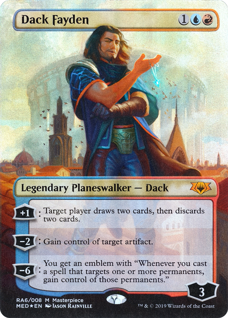 Image of Dack Fayden (MED2-RA6) - Mythic Edition (Borderless) Foil