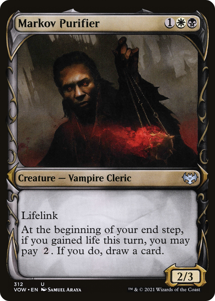 Image of Markov Purifier (Showcase) (VOW-312) - Innistrad: Crimson Vow: (Showcase)