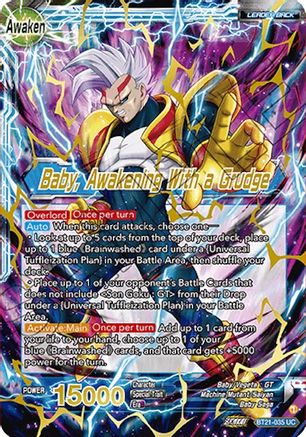 Image of Baby // Baby, Awakening With a Grudge (Giant Card) (BT21-035) - Oversized Cards Foil