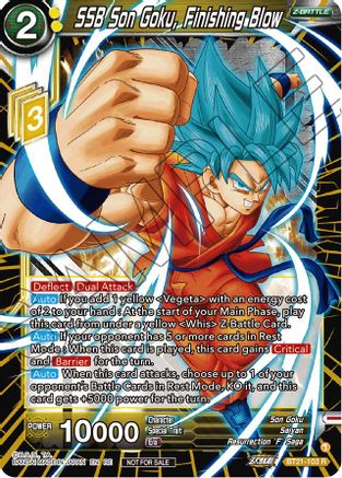 Image of SSB Son Goku, Finishing Blow (2023 Championship Finals Zenkai Premium Pack) (BT21-103) - Tournament Promotion Cards Foil