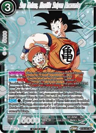 Image of Son Gohan, Hostile Saiyan Encounter (Championship 2023 Reward Alternate Art Card Set) (Holo) (BT19-147) - Tournament Promotion Cards Foil