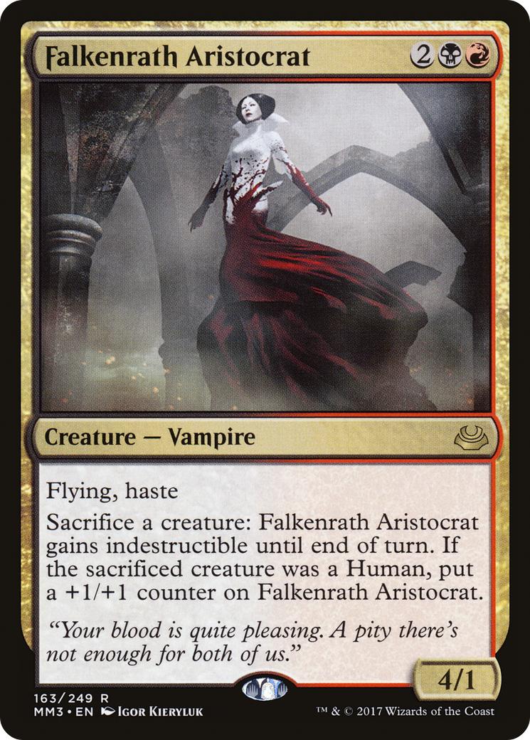 Image of Falkenrath Aristocrat (MM3-163) - Modern Masters 2017