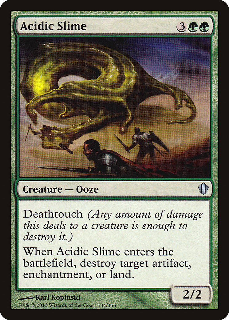 Image of Acidic Slime (C13-134) - Commander 2013