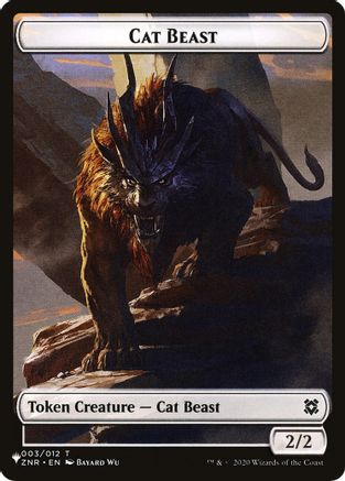Image of Cat Beast // Rat Double-Sided Token (LIST-3 // 3) - The List Reprints