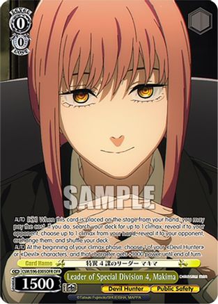 Image of Leader of Special Division 4, Makima (OFR) (CSM/S96-E005OFR OFR) - Chainsaw Man