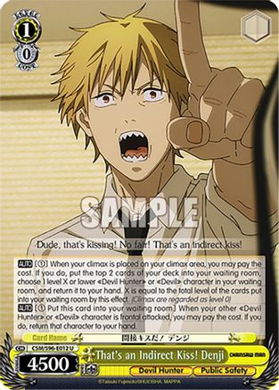 Image of That's an Indirect Kiss! Denji (CSM/S96-E012 U) - Chainsaw Man