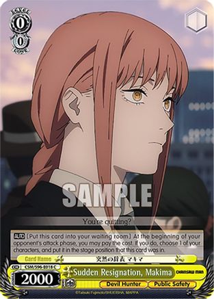 Image of Sudden Resignation, Makima (CSM/S96-E018 C) - Chainsaw Man