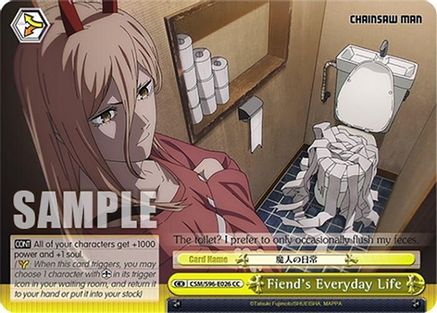 Image of Fiend's Everyday Life (CSM/S96-E026 CC) - Chainsaw Man