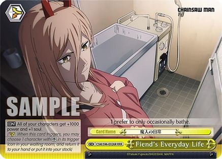 Image of Fiend's Everyday Life (RRR) (CSM/S96-E026R RRR) - Chainsaw Man