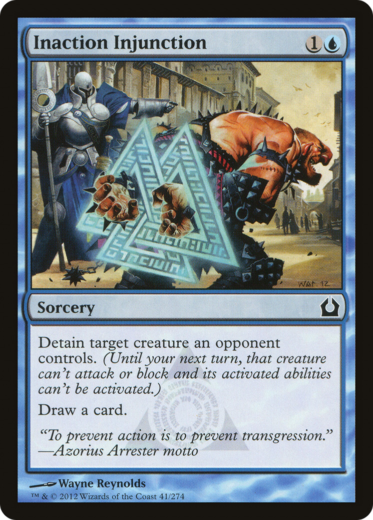 Image of Inaction Injunction (RTR-041) - Return to Ravnica