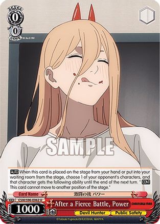 Image of After a Fierce Battle, Power (CSM/S96-E062 U) - Chainsaw Man