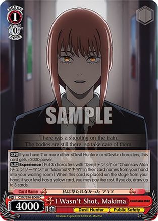 Image of I Wasn't Shot, Makima (CSM/S96-E068 C) - Chainsaw Man