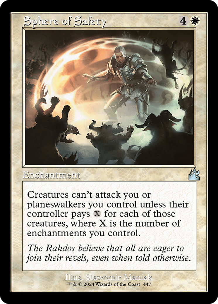 Image of Sphere of Safety (Retro Frame) (RVR-447) - Ravnica Remastered