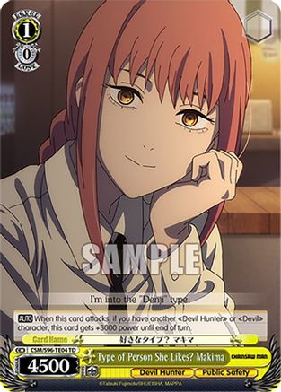 Image of Type of Person She Likes? Makima (CSM/S96-TE04 TD) - Chainsaw Man