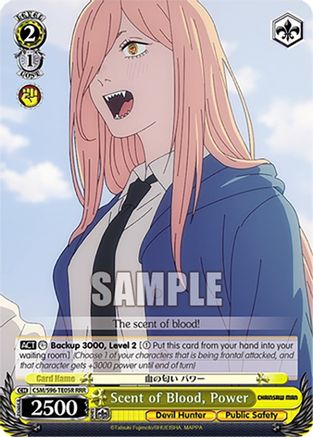 Image of Scent of Blood, Power (RRR) (CSM/S96-TE05R RRR) - Chainsaw Man