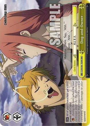 Image of Dog and Owner (RRR) (CSM/S96-TE09R RRR) - Chainsaw Man