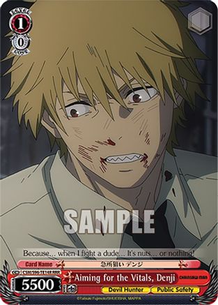 Image of Aiming for the Vitals, Denji (RRR) (CSM/S96-TE14R RRR) - Chainsaw Man