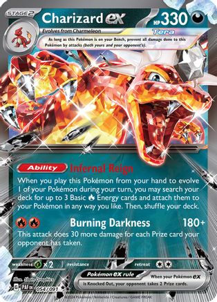 Image of Charizard ex 054/091  - Holofoil SV Paldean Fates - Double Rare