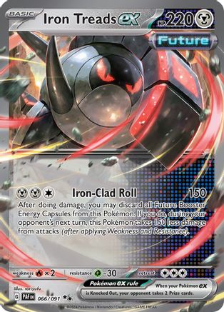 Image of Iron Treads ex 066/091  - Holofoil SV Paldean Fates - Double Rare