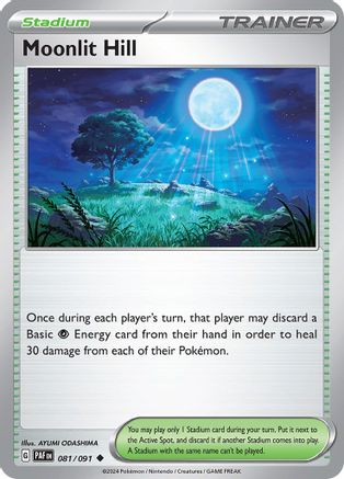 Image of Moonlit Hill 081/091  SV Paldean Fates - Uncommon