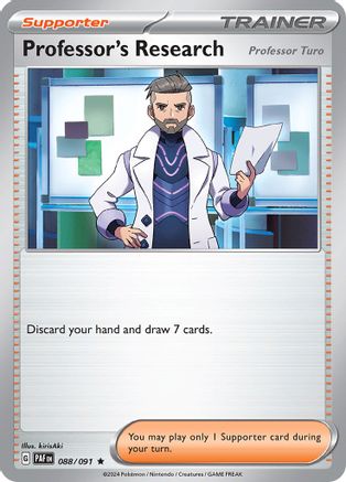 Image of Professor's Research 088/091  SV Paldean Fates - Rare